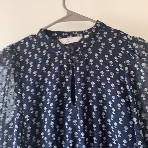 & Other Stories Floral Chiffon Mini Dress 4 - Picture 3 of 14